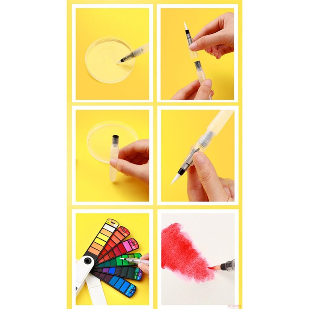 Portable Folding Watercolor Pa - đánh giá và giá Watercolor Paint Set Solid Pigment