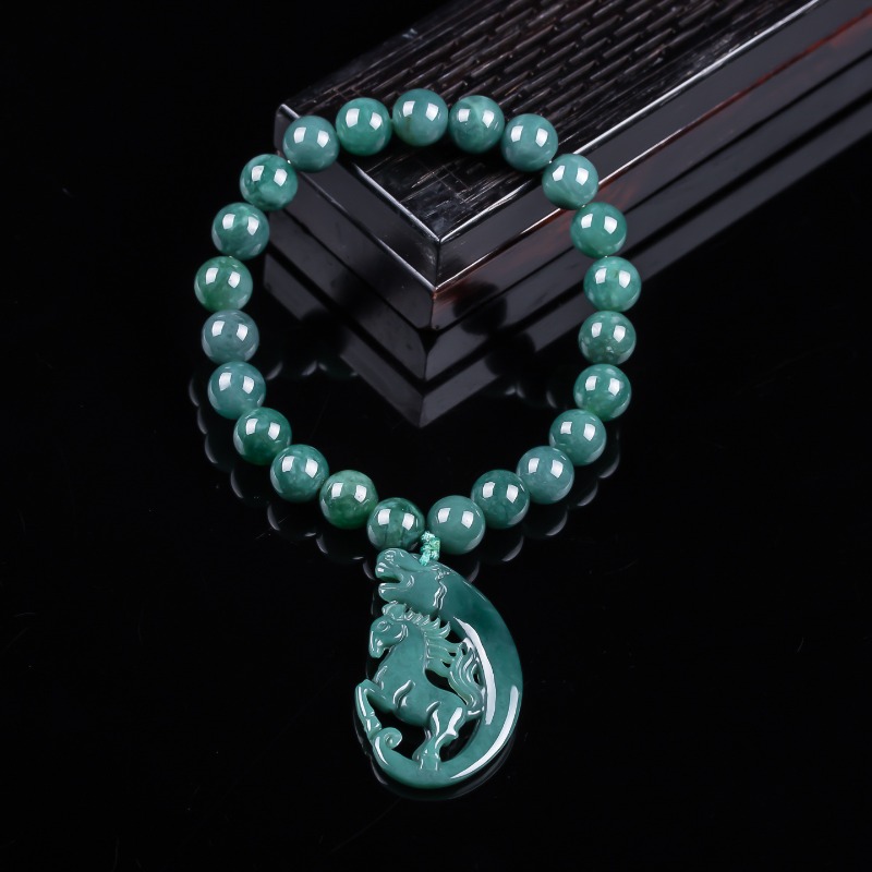 Natural Jadeite Blue Water Zod - đánh giá và giá Beading