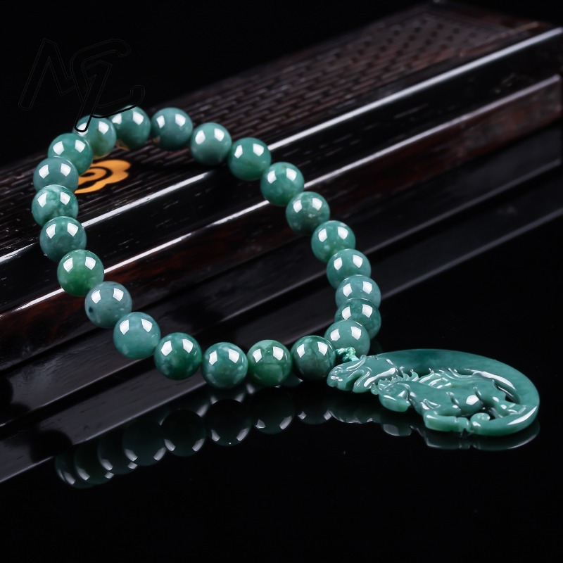 Natural Jadeite Blue Water Zod - đánh giá và giá Beading