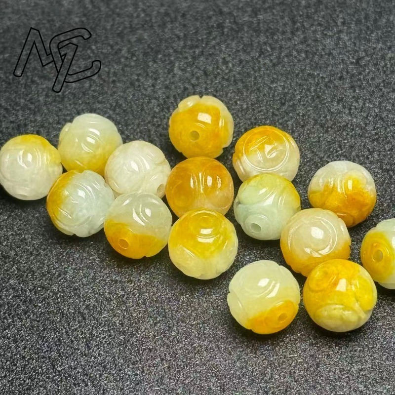 5pcs Natural Yellow Emerald Ja - đánh giá và giá Beading