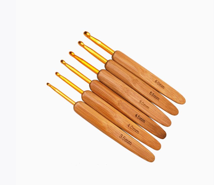 Bamboo Wooden Handle Crochet H - đánh giá và giá Wooden Crochet Hooks Ergonomic Handle