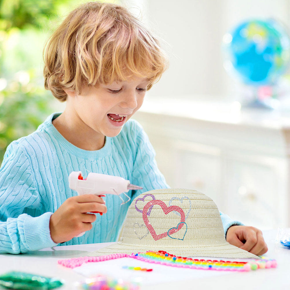 8Pcs Children Straw Hats DIY B - đánh giá và giá Painting Supplies