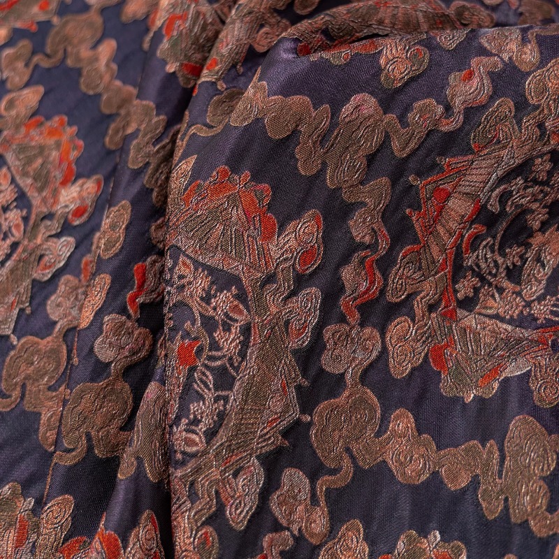 Purple Red Rayon Floral Jacqua - đánh giá và giá Sewing