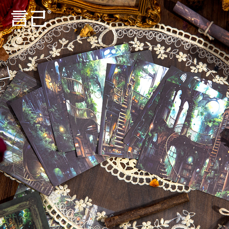40 pcs Vintage INS Futuristic  - đánh giá và giá Vintage Junk Journal Scrapbooking Paper