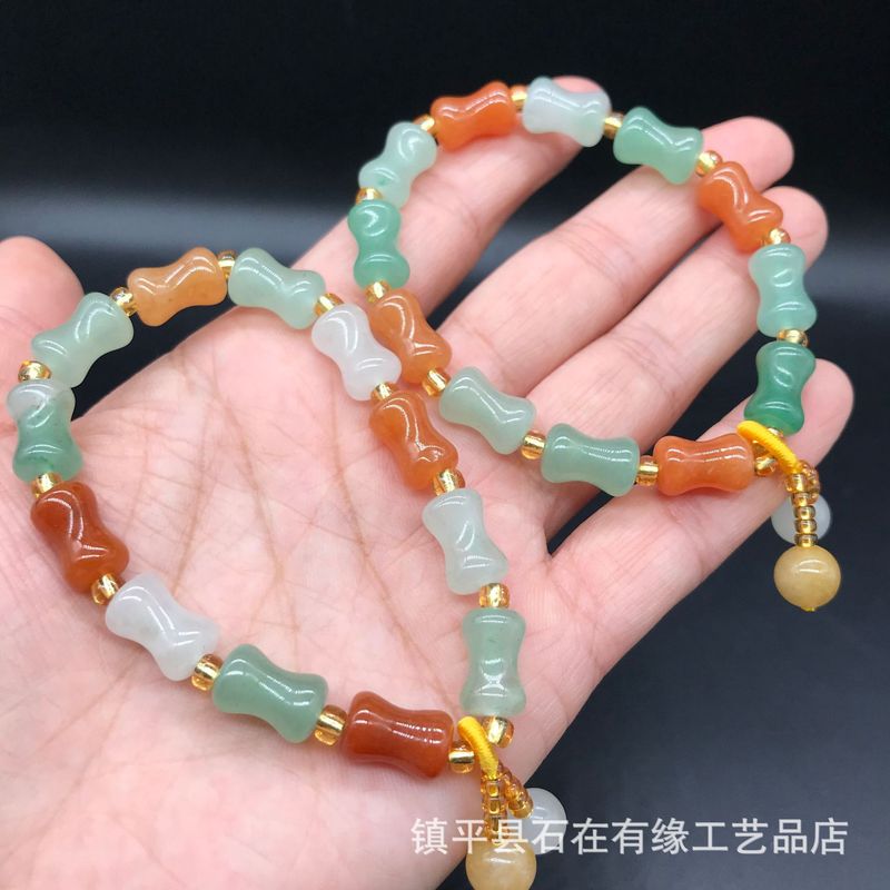 Natural Aventurine Bamboo , Go - đánh giá và giá Beading