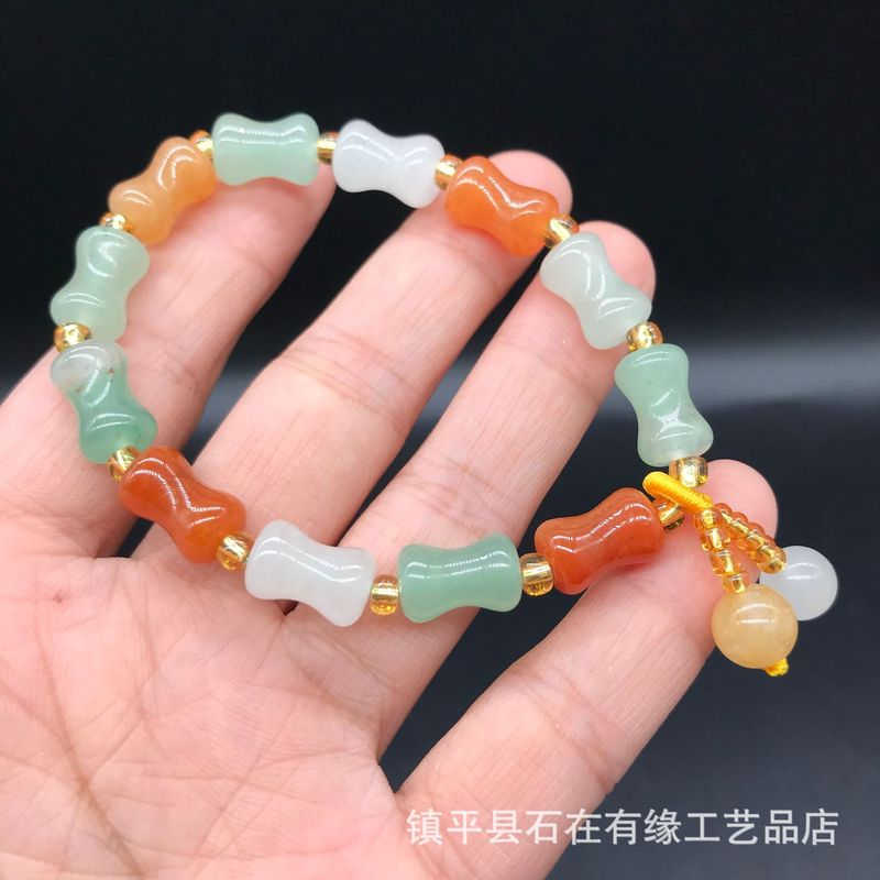 Natural Aventurine Bamboo , Go - đánh giá và giá Beading