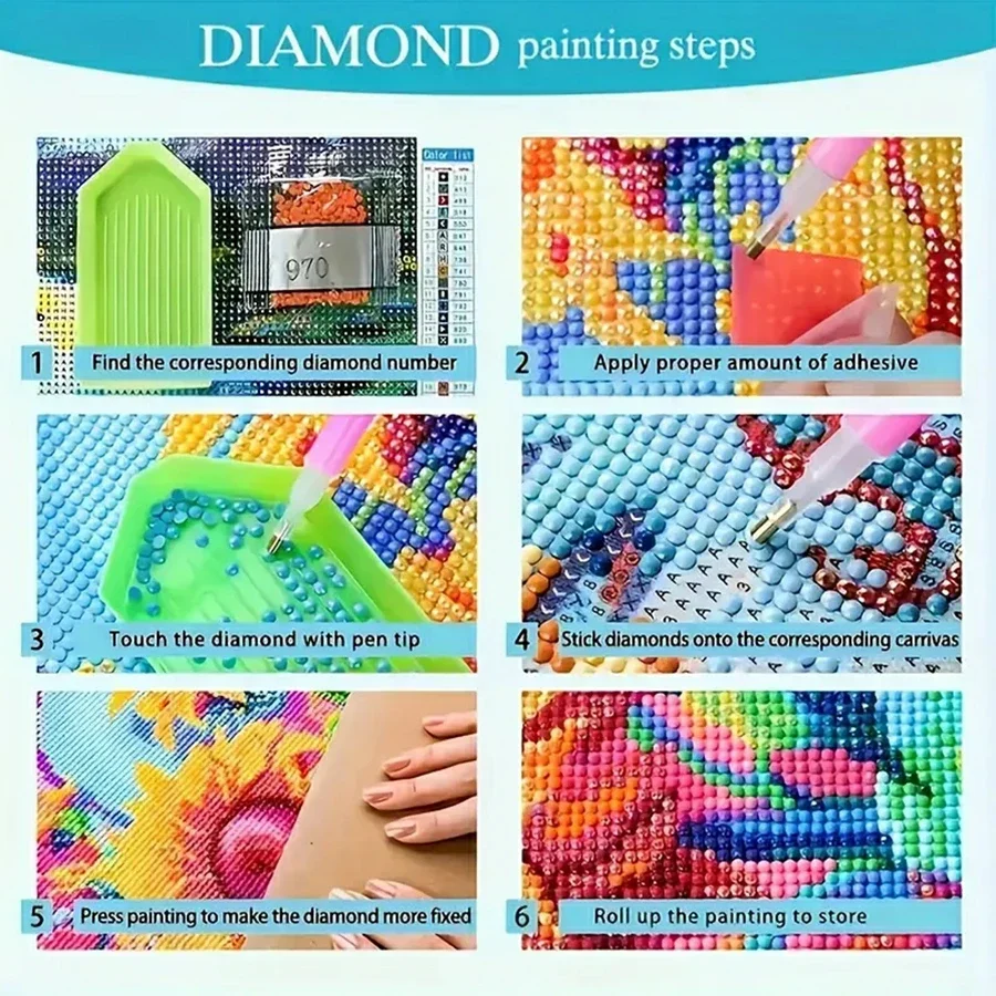 Cartoon Happy Old Couple 5D Fu - đánh giá và giá 5D Diamond Painting Kit Full Drill