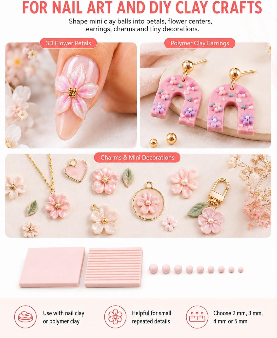 4PCS 3D Print Clay Gel Ball Ma - đánh giá và giá Beading