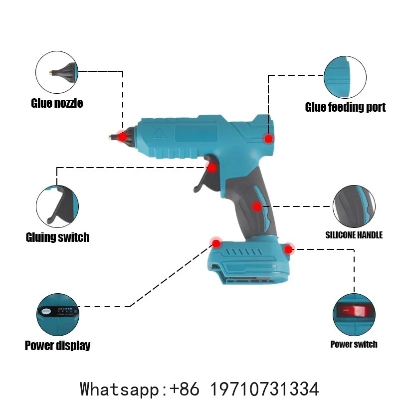 Cordless Electric Hot Melt  11 - đánh giá và giá Hot Melt Glue Gun Cordless
