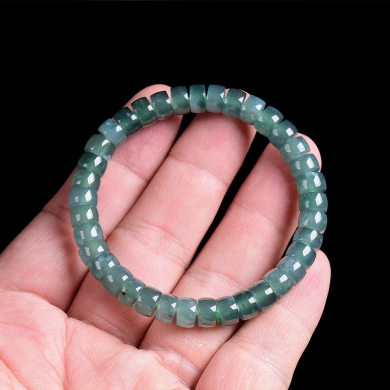 Natural Grade A Jadeite Blue W - đánh giá và giá Beading
