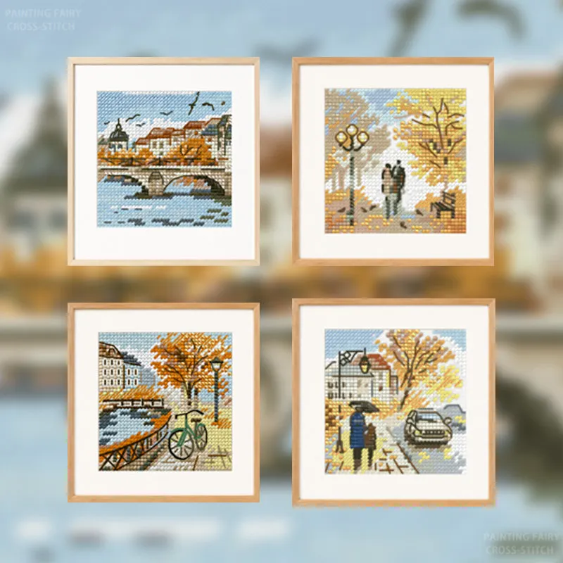 [CC-City Autumn Series]Beginne - đánh giá và giá Cross Stitch Stamped Kits Beginners