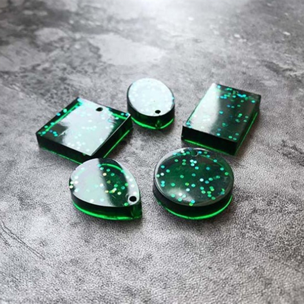 20 Cái/bộ DIY Móc Khóa Mặt Dây - đánh giá và giá Silicone Epoxy Resin Molds Set