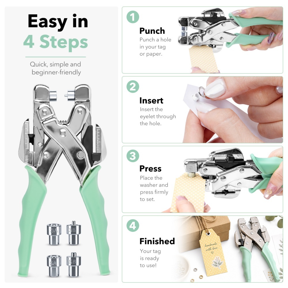 Grommet Tool Kit Handheld Hole - đánh giá và giá Sewing