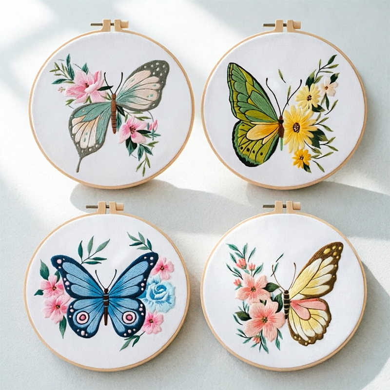1pc 20X20CM 7.87 inch Embroide - đánh giá và giá Embroidery