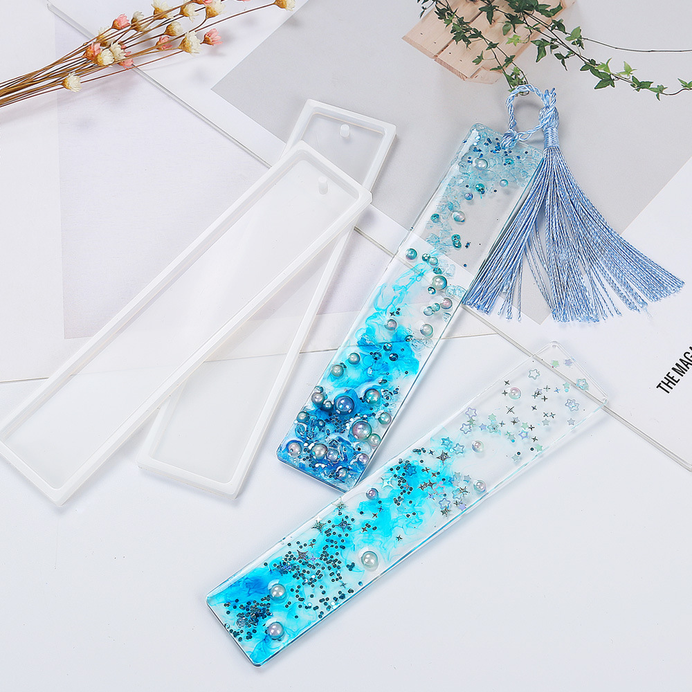 The New 6 Pcs/set Rectangle Si - đánh giá và giá Silicone Epoxy Resin Molds Set