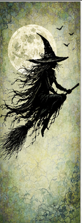 The Witch Riding a Broom Clear - đánh giá và giá Clear Silicone Stamps For Card Making