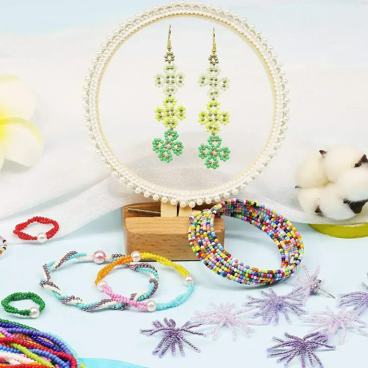 10g 2mm 3mm 4mm Beads Czech Gl - đánh giá và giá Glass Seed Beads 2Mm Jewelry Making