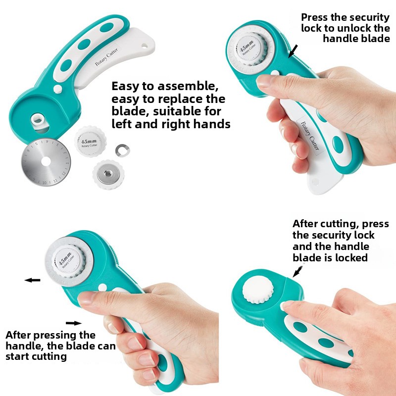 Rotary Cutter 45mm Fabric Cutt - đánh giá và giá Rotary Cutter For Fabric 45Mm