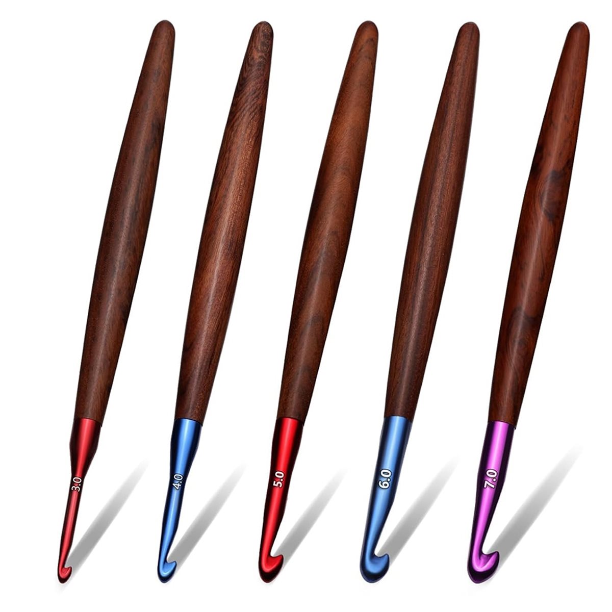 2026 New Crochet Hooks Set, Er - đánh giá và giá Wooden Crochet Hooks Ergonomic Handle