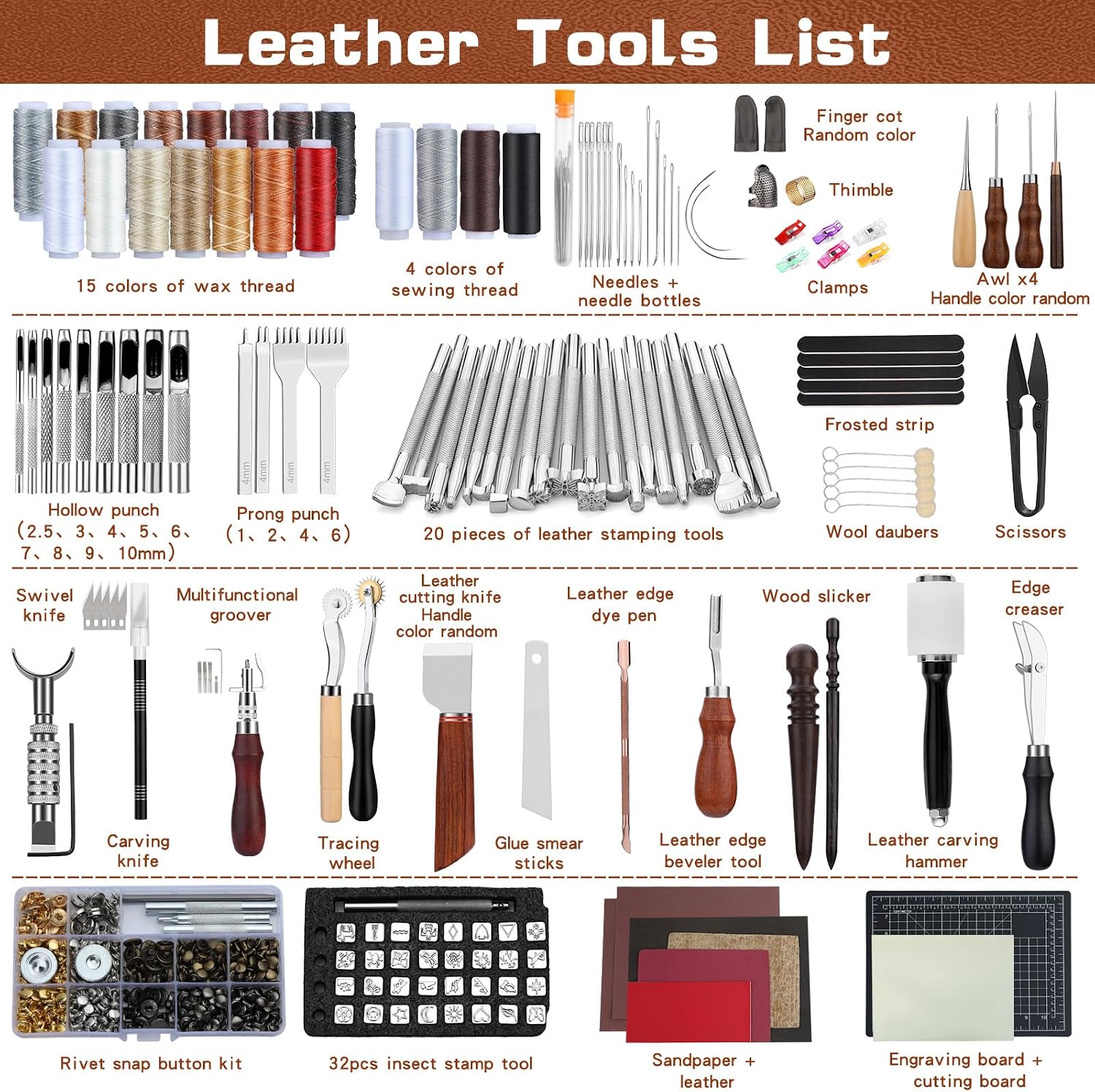 Leather Tooling Kit Leather Cr - đánh giá và giá Sewing