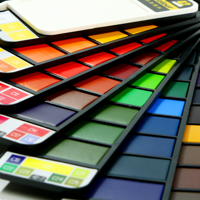 18/25/33/42 Màu Sắc Nguyên Bộ  - đánh giá và giá Watercolor Paint Set Solid Pigment