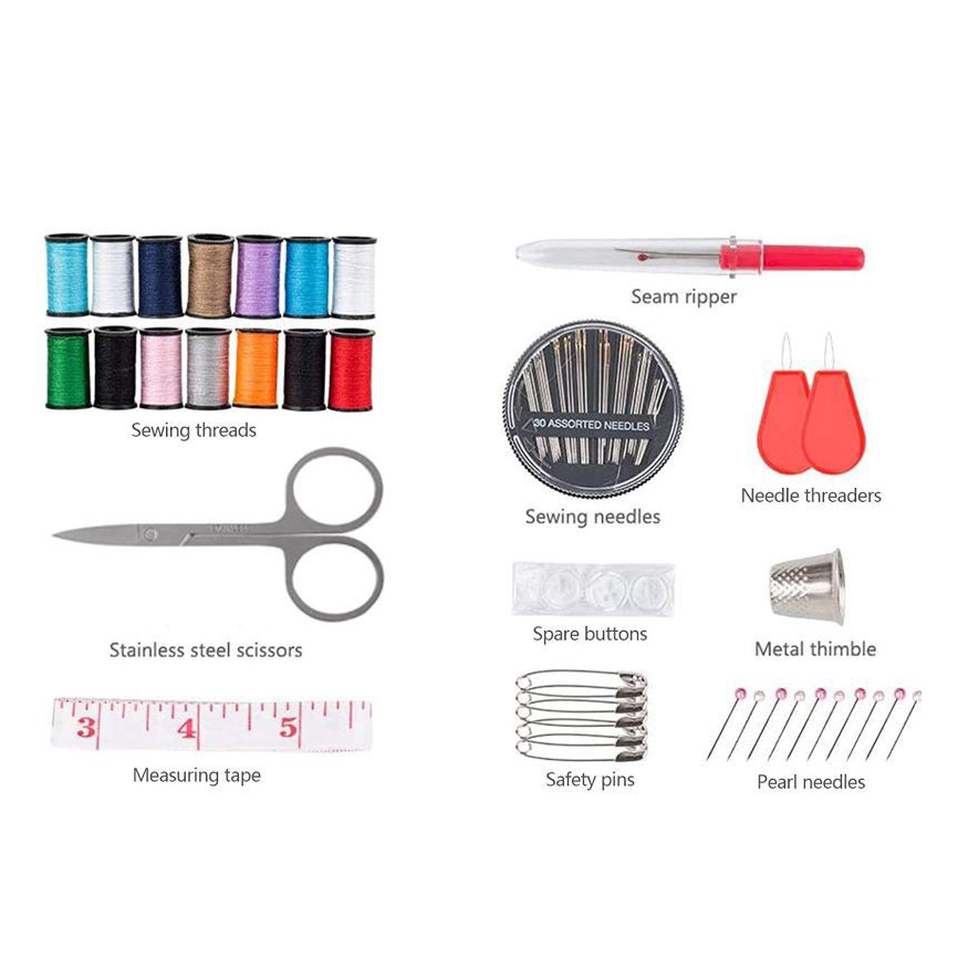 Sewing Kit Compact and Portabl - đánh giá và giá Cotton Embroidery Thread Skeins