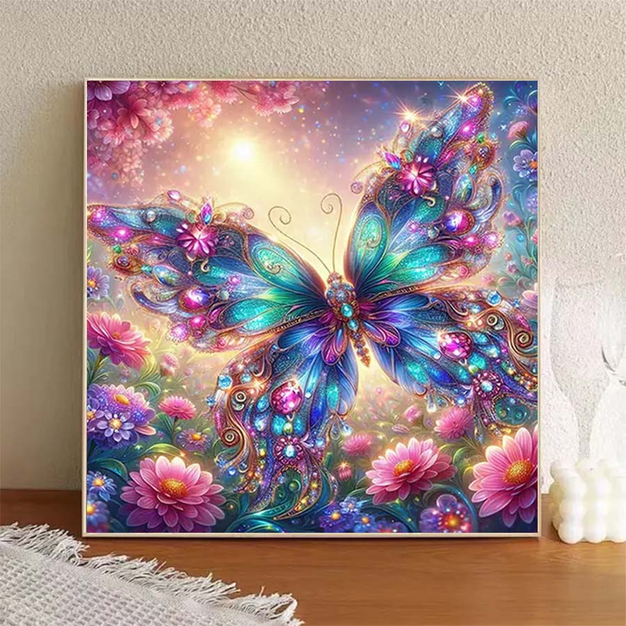 1 piece 5D DIY flocking cloth, - đánh giá và giá 5D Diamond Painting Kit Full Drill