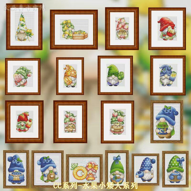 【CC Series - Fruit Dwarf Serie - đánh giá và giá Cross Stitch Stamped Kits Beginners