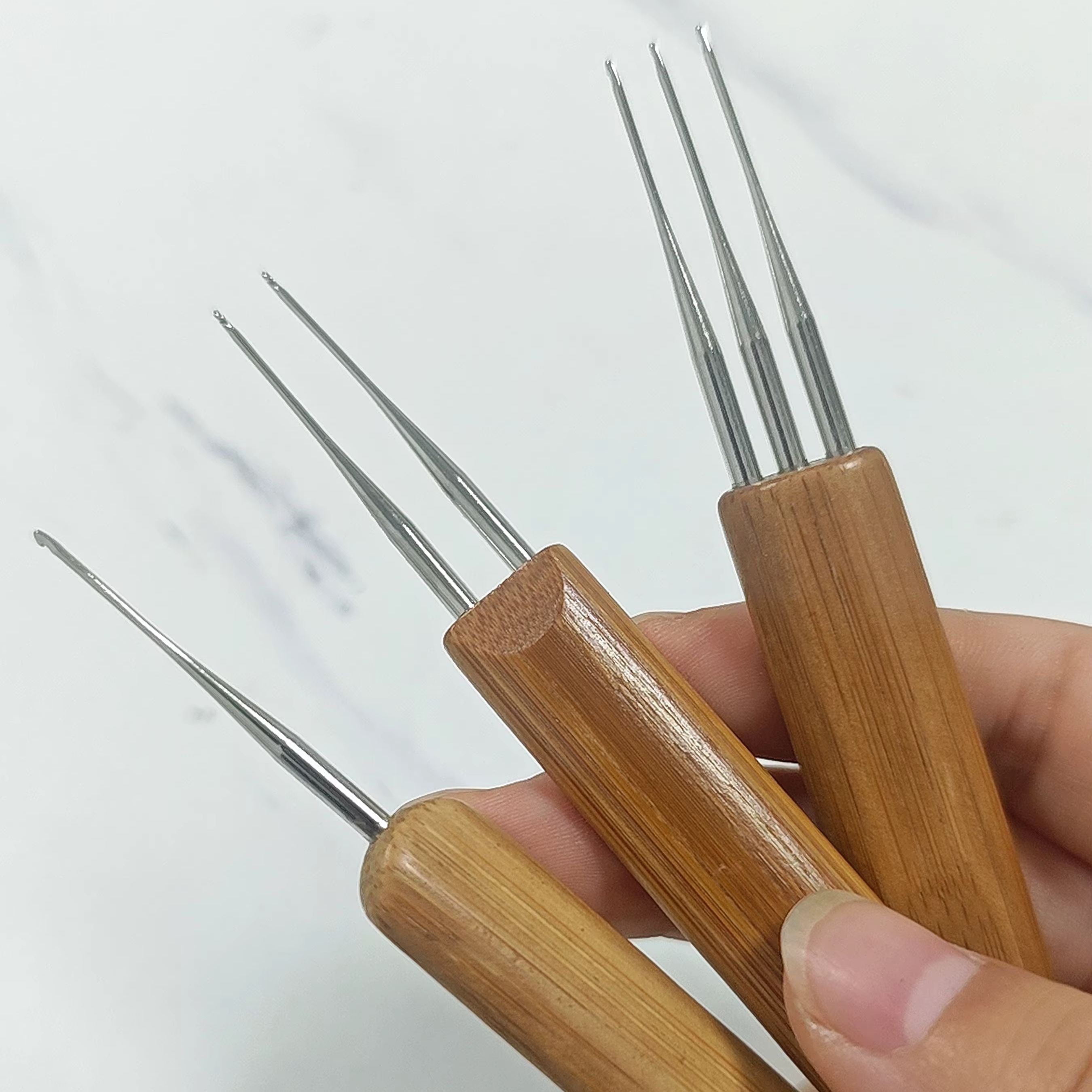 Ergonomic Crochet Hooks with B - đánh giá và giá Wooden Crochet Hooks Ergonomic Handle