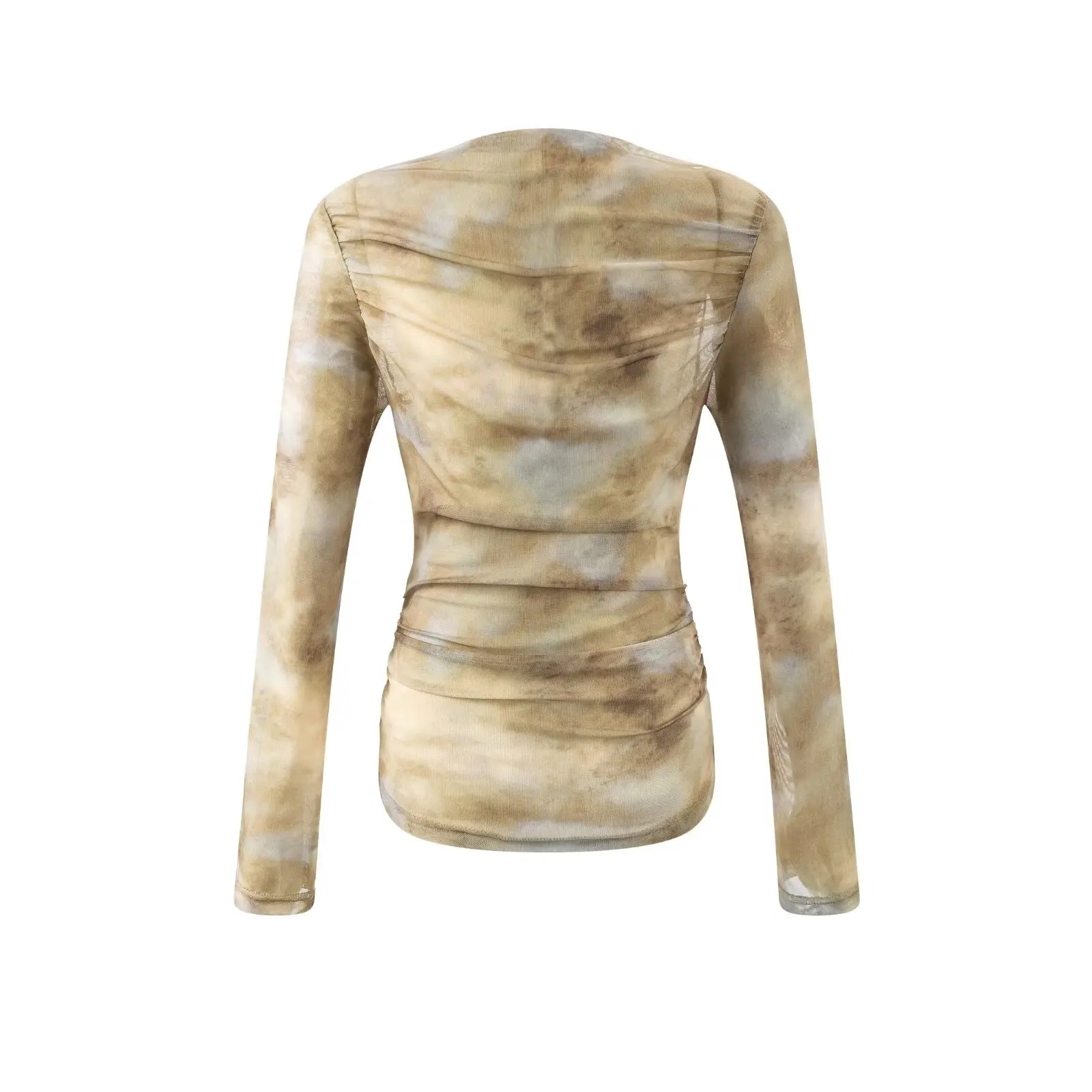 2025 Sexy Tie-Dye Print Ruched - đánh giá và giá Embroidery