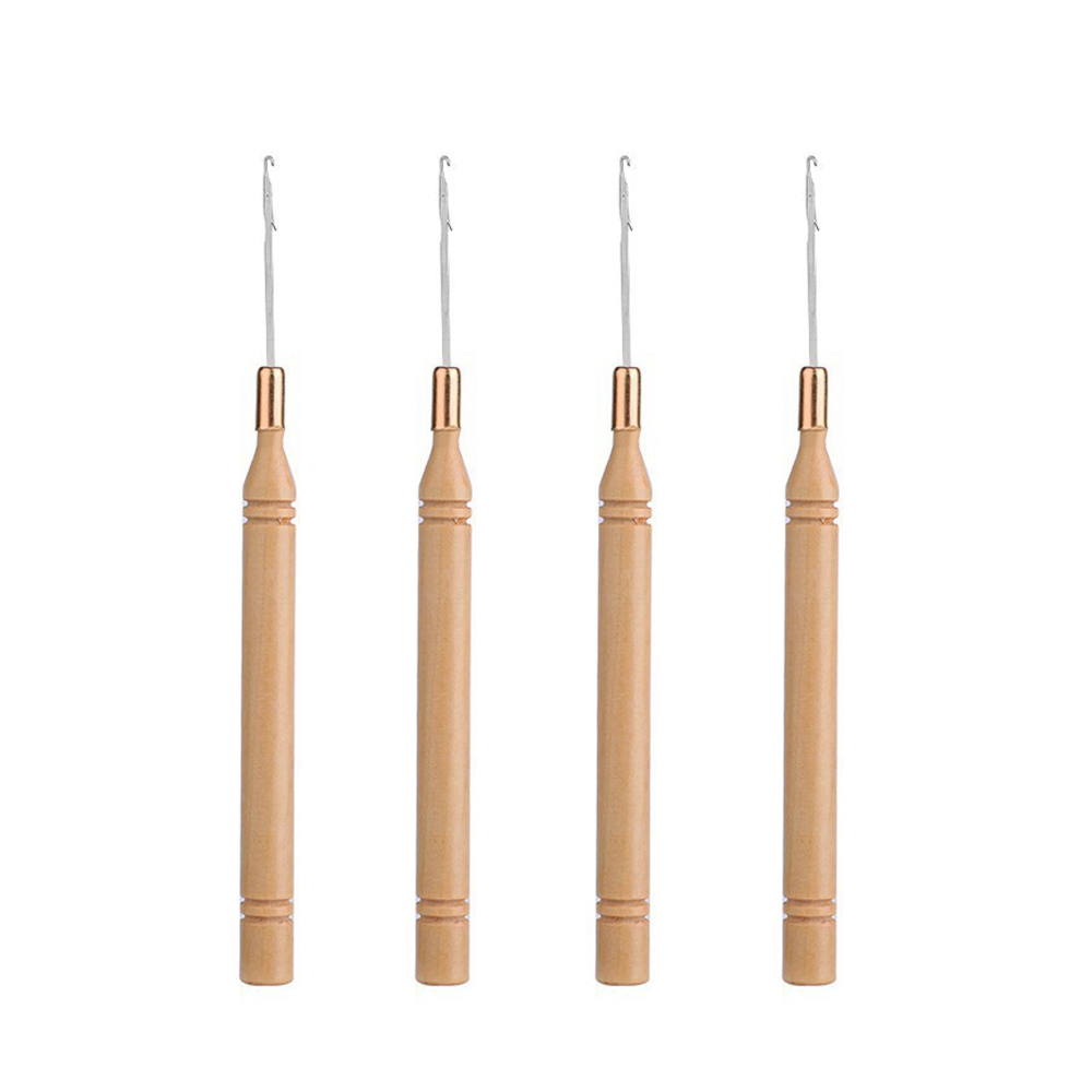 Ergonomic Wooden Handle Hair E - đánh giá và giá Wooden Crochet Hooks Ergonomic Handle