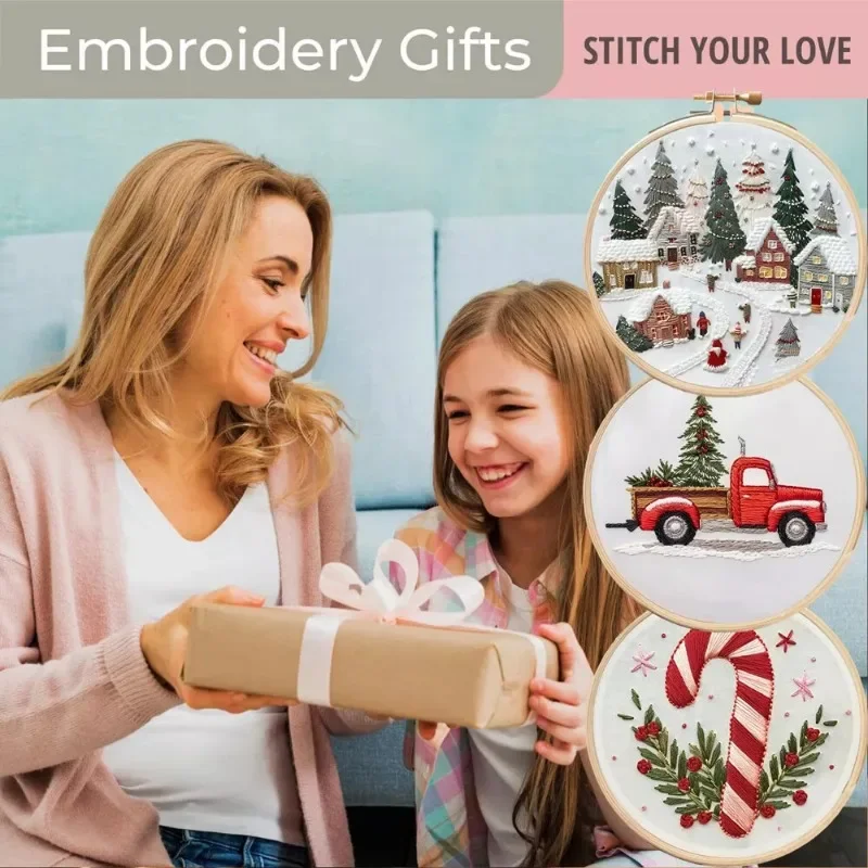 Hand Embroidery Starter Kit DI - đánh giá và giá Cross Stitch Stamped Kits Beginners