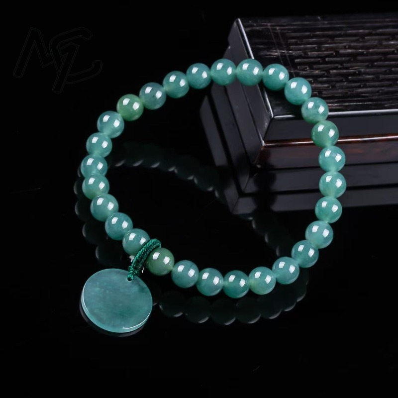 Natural Jadeite Blue Water Not - đánh giá và giá Beading