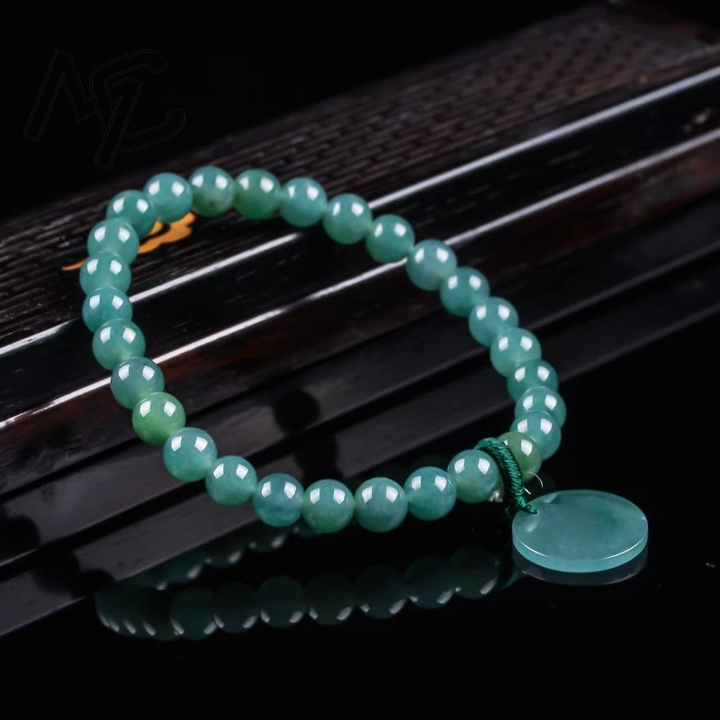Natural Jadeite Blue Water Not - đánh giá và giá Beading