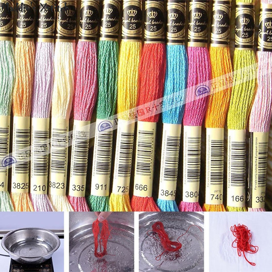 6840 Chéo Nữ Thời Trang Thủ Cô - đánh giá và giá Cotton Embroidery Thread Skeins