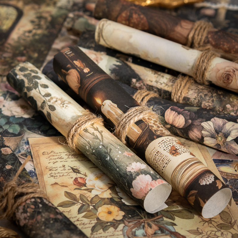 JIANQI 100Pcs Retro Handmade P - đánh giá và giá Vintage Junk Journal Scrapbooking Paper