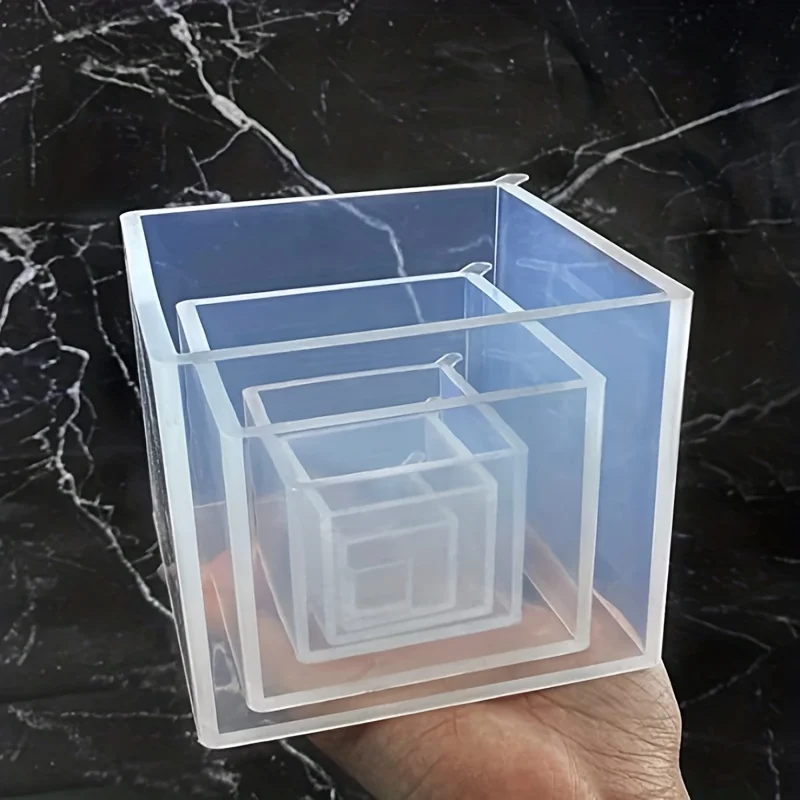 5 pcs Square Resin Mold Silico - đánh giá và giá Silicone Epoxy Resin Molds Set