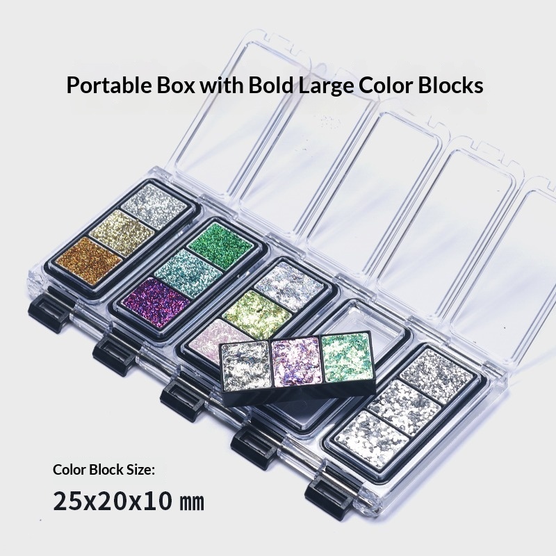15 Color Painting Decoration P - đánh giá và giá Watercolor Paint Set Solid Pigment