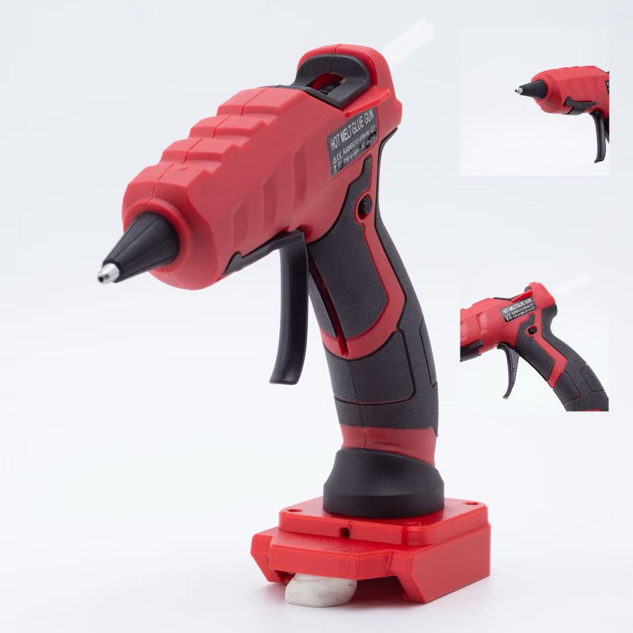 Hot Glue Gun 60W 7mm Cordless  - đánh giá và giá Hot Melt Glue Gun Cordless