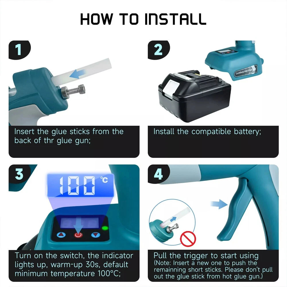 Newest Cordless Hot Melt Glue  - đánh giá và giá Hot Melt Glue Gun Cordless