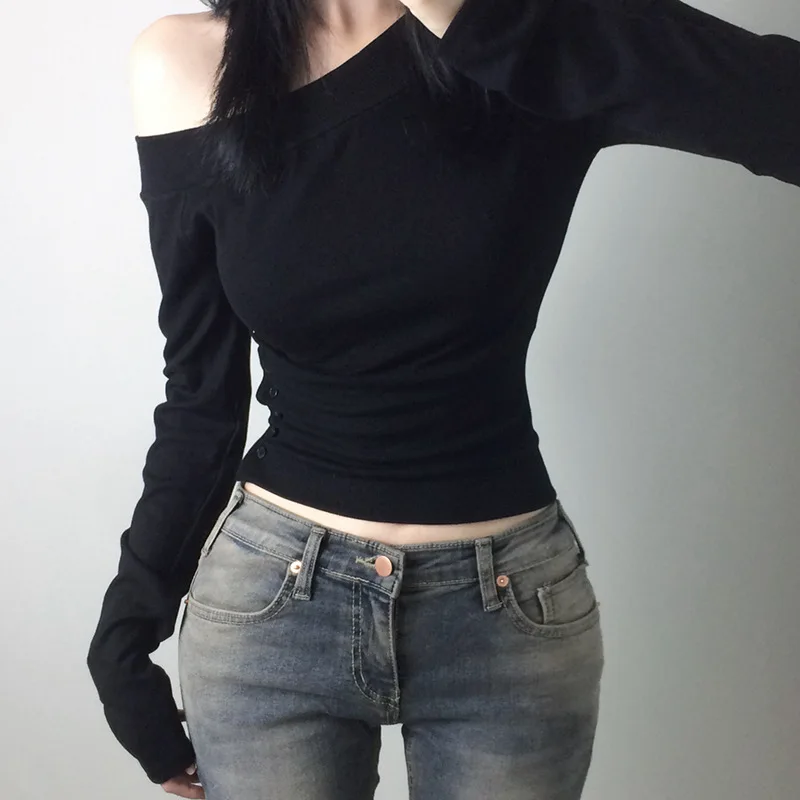 Y2K Vintage Pleated Button T-S - đánh giá và giá Embroidery