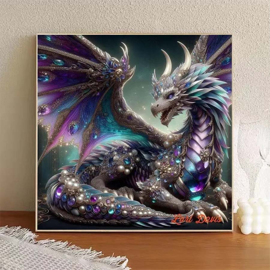 1 piece 5D DIY flocking cloth, - đánh giá và giá 5D Diamond Painting Kit Full Drill