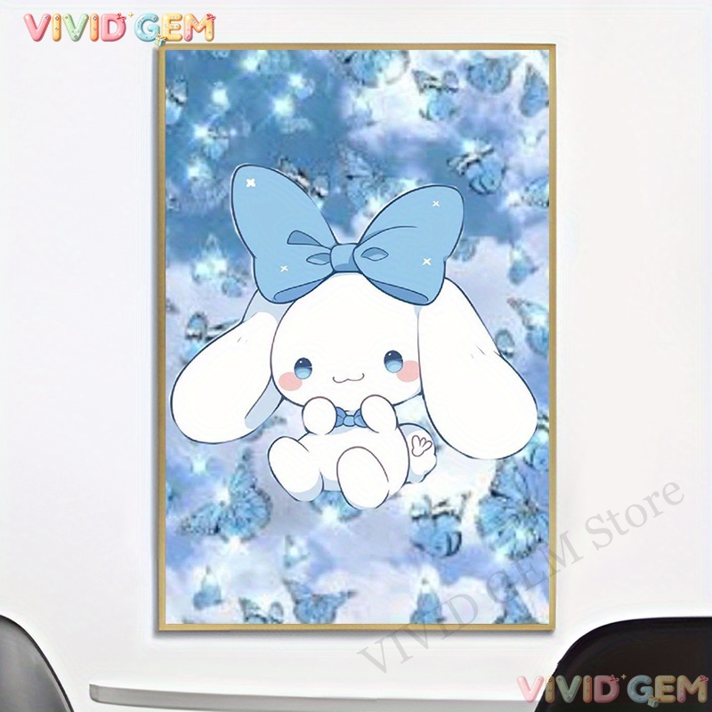 VIVID GEM Sanrio Blue Cloud Ci - đánh giá và giá 5D Diamond Painting Kit Full Drill