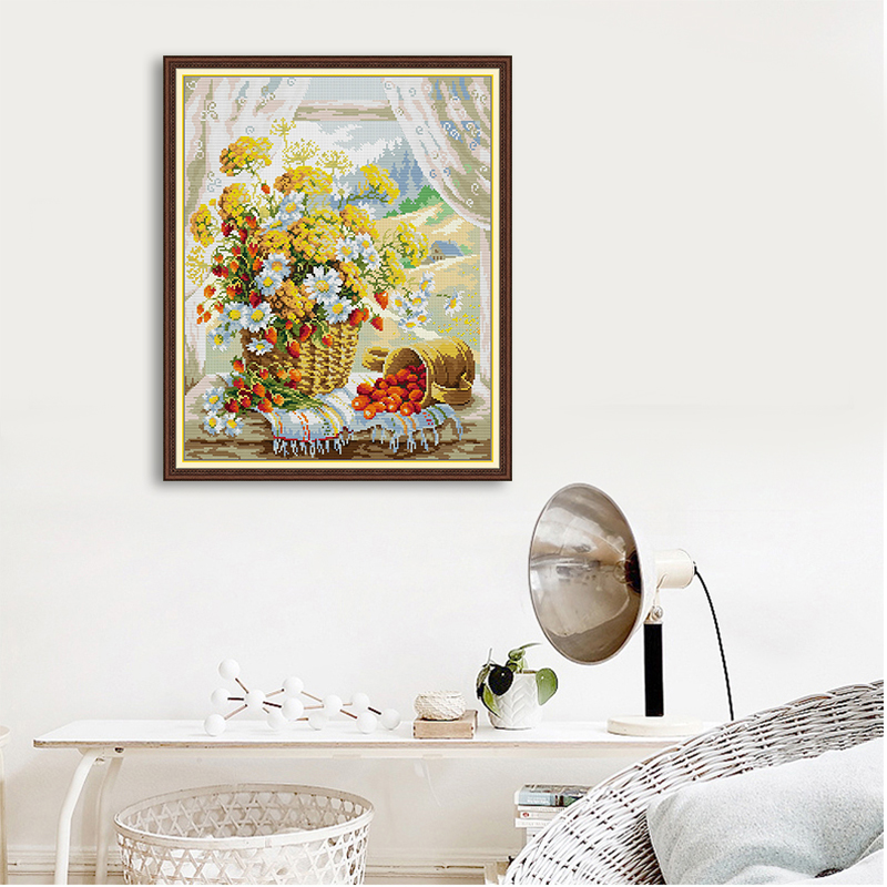 Stamped Cross Stitch Kit Canva - đánh giá và giá Cross Stitch Stamped Kits Beginners