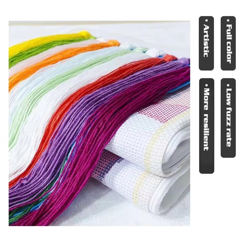 Photo Custom Embroidery Kits 1 - đánh giá và giá Cotton Embroidery Thread Skeins