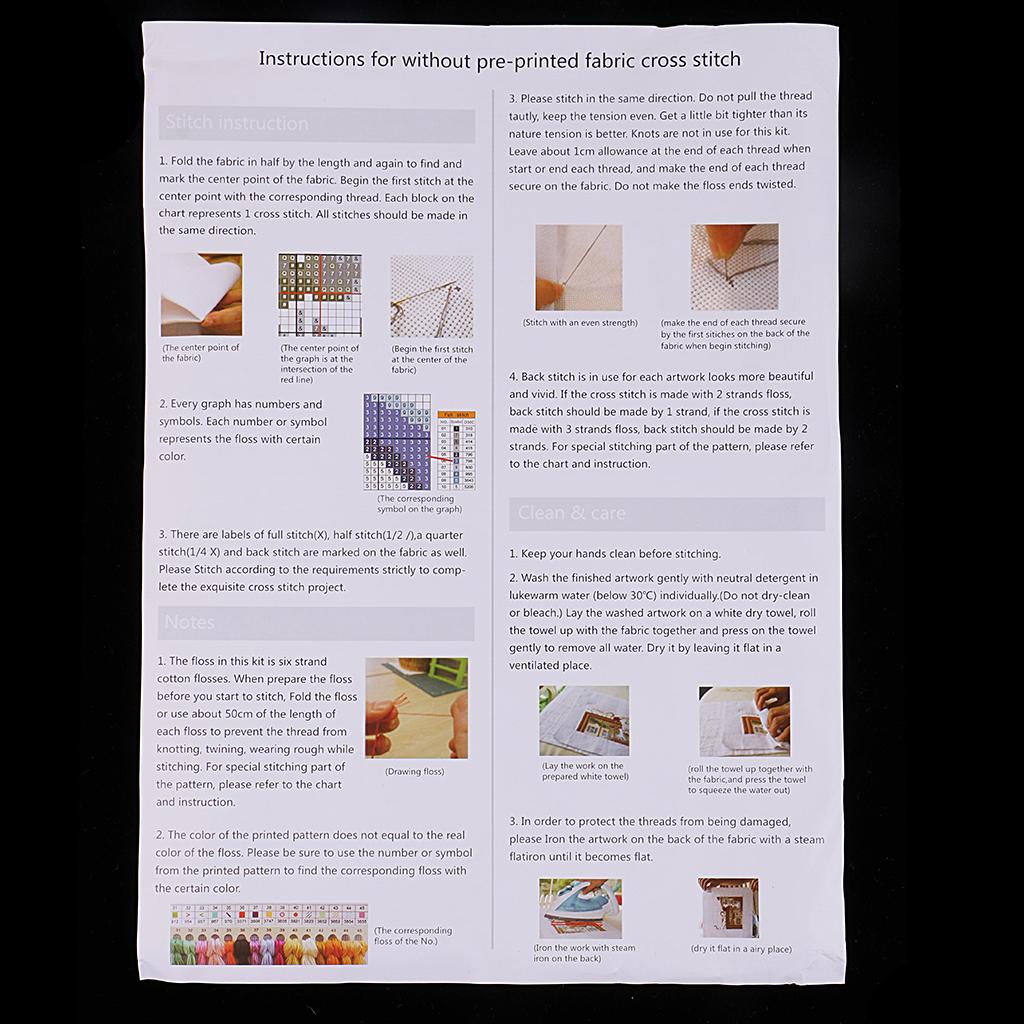 Stamped Cross Stitch Kits Pre  - đánh giá và giá Cross Stitch Stamped Kits Beginners